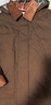 优衣库合作款/女装PUFFTECH空气棉服短茄克/夹克479764 38 深褐色 XL 实拍图