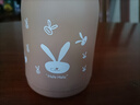 【京东物流送货上门】萌萌兔卡通水杯女牛奶玻璃杯创意便携杯子 咖色萌萌兔 330ml 1只 实拍图