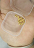 御邪足金999光面算盘珠隔断珠黄金垫片DIY手串手链金配饰 算盘珠:约0.03g（预售） 实拍图