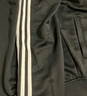 阿迪达斯 （adidas）运动套装男2025秋季跑步运动套装防风夹克收腿裤两件套 黑/白 XL 实拍图