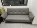 韶宜沙发客厅2025新款小户型可折叠沙发床一体两用简约猫抓皮布艺沙发 浅灰色 【免洗五防猫抓皮】 三人位【长1.7*0.95米】 实拍图
