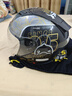 坦克摩托车头盔3C四分之三盔T536四季防风B.Duck电动车安全帽男女 【联名】亮灰幻影/小黄鸭【彩色镜片+透明镜片】 L（建议头围56-58cm） 实拍图