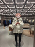 江南布衣（JNBY）【白月光】商场同款25冬新品羽绒服A型宽松侧拉链5X0C10110 100/本白（批次一） L 实拍图