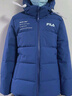 斐乐（FILA） 羽绒服男装冬季保暖连帽运动休闲长袖加厚外套开衫男装上衣 深钴蓝-BU L 175/96A 实拍图