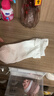 浪莎袜子女纯棉夏季薄款细网眼浅口短袜防滑不掉跟护耳白色女袜 实拍图