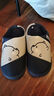 乐拖侧脸熊 棉拖鞋男秋冬季防水保暖厚底棉鞋情侣居家拖鞋 灰色40-41 实拍图