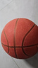 361°篮球中小学训练室内外耐磨5号橡胶儿童玩具篮球 棕色 实拍图