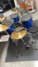 斗牛士（Bullfighter）架子鼓成人初学者儿童专业考级爵士鼓打击乐器 蓝色5鼓4镲（升级油皮鼓面） 实拍图