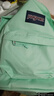 JANSPORT杰斯伯书包轻便双肩包男女旅行包简约背包电脑包学生校园 4QUEDH3新薄荷糖/新牛油果绿-隔层+侧袋-25年 实拍图