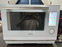 东芝（TOSHIBA）【国家补贴20%】白珍珠水波炉高奢款家用微波炉烤箱微蒸烤炸炖一体机蒸烤箱28L触控彩屏YD95CNW 实拍图