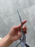 来旺兄弟 宠物美容剪刀猫咪狗狗泰迪金毛修毛理发用品 弯剪下翘剪7英寸 实拍图