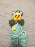巴拉巴拉童装婴儿羽绒服宝宝连体衣新生儿2025冬加厚哈衣爬服208425120204 实拍图