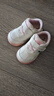 泰兰尼斯秋季学步鞋男宝宝鞋子女童婴儿鞋透气软底机能鞋白/粉（超纤）23 实拍图