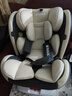 Heekin德国 儿童安全座椅汽车用0-4-12岁婴儿宝宝360度旋转ISOFIX硬接口 时尚灰(ISOFIX+360度旋转) 实拍图