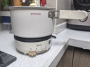 美的（Midea）电煮锅 电炒锅 便携式折叠锅 分体式小电锅 316L不锈钢 0涂层旅行出差烧水电水壶多功能锅XZC16X01 实拍图