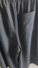 优衣库合作款/女装打褶裙裤/高腰休闲裤裤子479698 08 深灰色 M /160/68A 实拍图