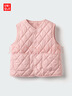 优衣库婴幼儿宝宝PUFFTECH空气棉服可机洗背心马甲25新款478428 10 水粉色 90 实拍图