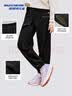 Skechers斯凯奇儿童休闲运动裤秋冬童装卫裤男女加绒保暖舒适裤子L425K117 常规/碳黑/0018 175 实拍图