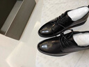 奥康官方男鞋 春秋季舒适系带商务休闲皮鞋时尚百搭真皮软面爸爸鞋 黑色 1243214127 40 250mm 实拍图