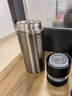 京东京造保温杯【茶水分离】男女大容量316L不锈钢泡茶水杯子金属灰500ml 实拍图