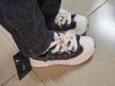 SHOOT BRAND重奏系列耐磨厚底增高复古牛仔灰帆布鞋 男女同款 牛仔灰色 37 实拍图