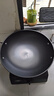 传世家徽铁锅双耳炒锅无涂层炒菜锅家用老式熟铁圆底锅燃气灶专用加大加深 36cm圆底+锅盖【已开锅】 36cm 实拍图