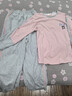 浪莎女士睡衣女100%纯棉春秋套头圆领慵懒休闲风可外穿冬天家居服套装 实拍图