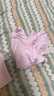 三枪儿童秋衣秋裤A类舒肤抗菌女童圆领长袖纯棉内衣套 浅粉红 120 实拍图