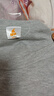 铜牛男士内衣棉毛圆领秋衣秋裤套装 10花灰 185/110  实拍图