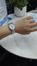 天王（TIAN WANG）手表女士 生日礼物昆仑系列钢带机械女表白色LS5876S.D.S.W 实拍图