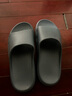 京东京造【3.5cm踩屎感】eva厚底拖鞋女士防臭凉拖鞋 燕麦色 36-37 实拍图