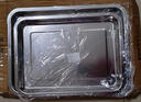 百畅  食品级304不锈钢托盘长方形盘子家用方盘餐盘烤鱼铁盘子蒸盘 升级款304浅方盘27*2*36cm 实拍图