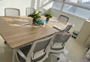 薇泰小型会议桌长条桌会议室工作台培训洽谈办公桌椅组合 2.4米单桌 实拍图