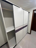 白浅【免费安装】衣柜卧室储物柜子移门衣橱简易推拉门大衣柜 【三门】1.8米主柜 实拍图