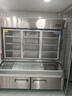 索歌不锈钢双温三温点菜柜商用风冷无霜冷藏冷冻一体饭店火锅啤酒饮料蔬菜凉菜烧烤炸串串麻辣烫展示柜 移门三温-甄选款【智能自动除雾】 1.8m 实拍图