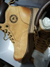 骆驼（CAMEL）王俊凯同款马丁靴高帮秋户外工装大黄靴男 G15W136025 沙漠黄 42 实拍图