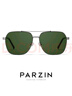 帕森（PARZIN）偏光太阳镜男 时尚简约多边形眼镜合金框防晒驾驶潮墨镜PZ6653 实拍图