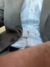 罗蒙（ROMON）纯色商务职业正装男士白衬衫工装外套长袖衬衣男CS108白色2XL 实拍图
