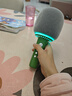 猫王收音机猫王灵感棒棒糖麦克风音响唱歌小话筒一体K歌家用KTV直播唱歌直播录音蓝牙音箱 抹茶绿 实拍图