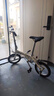 大行（DAHON） 412折叠自行车14英寸单速超轻迷你铝合金学生成人单车BYA412 白色 晒单实拍图
