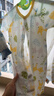 贝瑞加（Babyprints）婴儿连体衣2件装宝宝夏季长袖爬服纯棉哈衣柔软家居内衣 黄73 实拍图