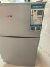 奥克斯（AUX）家用双门迷你小型冰箱 冷藏冷冻保鲜小冰箱 宿舍租房节能电冰箱 【国家补贴】BCD-24K118 基础款 银色 实拍图