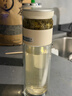 京东京造 玻璃杯 全能茶水分离杯 泡茶杯双层泡茶分离杯子男士月光银330ml 实拍图