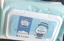 京东物流 婴儿手口湿巾大包装宝宝专用加厚加大加量带盖湿巾 便携手口湿巾10抽18*14cm 1包 实拍图