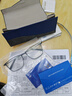 依视路（ESSILOR） 钻晶系列高清耐磨防蓝光近视超薄镜片专业配度数眼镜架男女镜框 金属-全框-2062GY-透明灰 镜框+依视路膜御防蓝光1.56现片 实拍图
