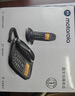 摩托罗拉（Motorola）数字无绳电话机 无线座机 子母机一拖一 办公家用 内线对讲 大屏幕清晰免提固话套装CL101C(黑色) 实拍图
