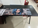 奥伦福特  电脑桌台式家用电竞游戏桌办公书桌简约书房写字桌子 碳纤维纹路单桌-120*60 升级款电竞桌 实拍图