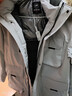 京东京造【进口极寒95鹅绒服】羽绒服男外套女冬季新款中长款 冰川灰 L 实拍图