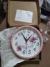 北极星（POLARIS）挂钟 时尚创意客厅钟表 简约石英钟2842粉樱花30cm 实拍图