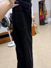 优衣库女装男装宽松廓形牛仔裤/弯刀镰刀裤子25秋冬新款479000 69 藏青色 26 /160/66A 实拍图